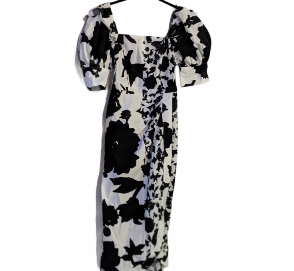 Christopher John Rogers Black White Dress sz. 4 - Picture 10 of 15